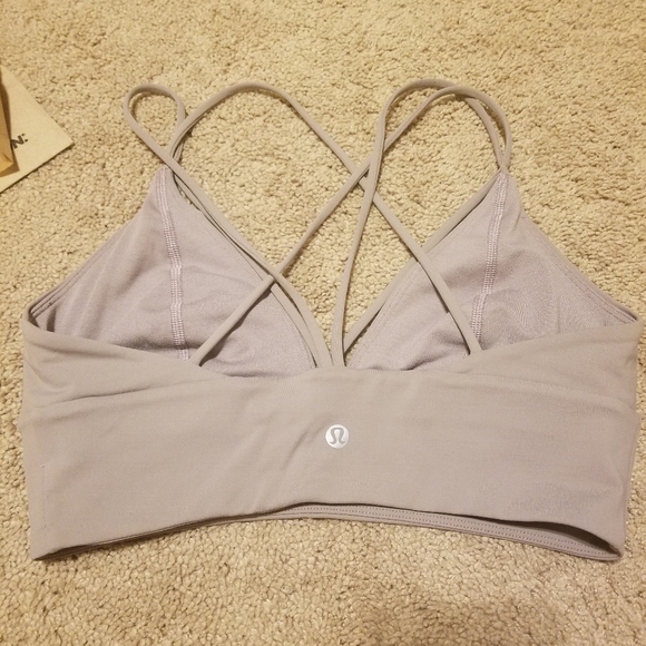 Lululemon pushing limits dark chrome bra sz 8 - Picture 5 of 7